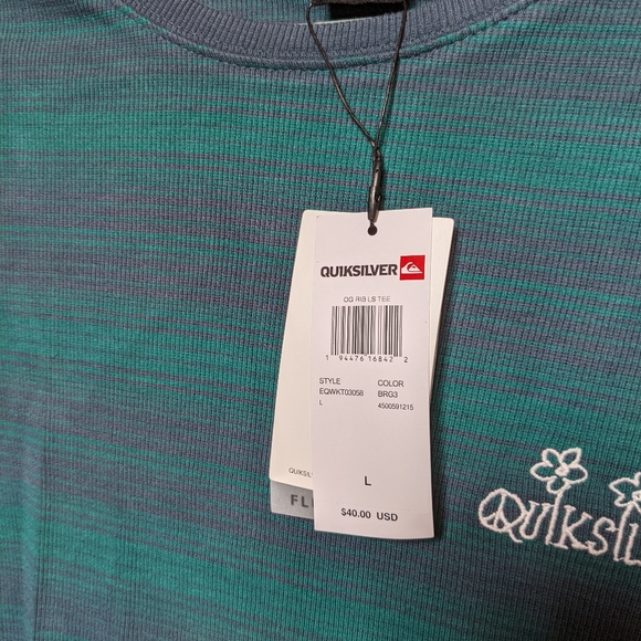 Quicksilver long sleeve crop tee - Picture 3 of 5